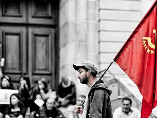 Une manifestation pro-kurdes était organisée à Lausanne, en Suisse, le 2 octobre. (Gustave Deghilage / FlickR / cc)