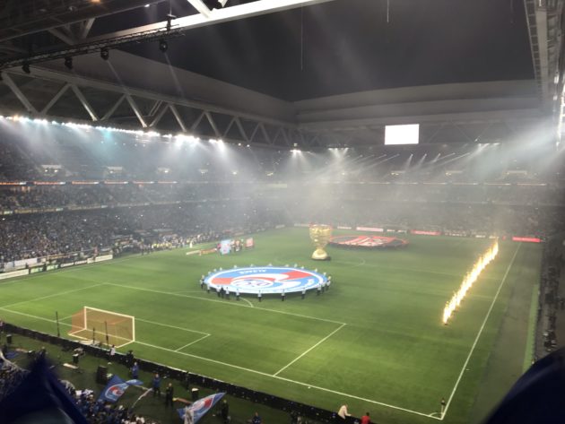 Au début du match, les objectifs étaient clairs pour chacune des équipes (Photo JFG / Rue89 Strasbourg / cc)