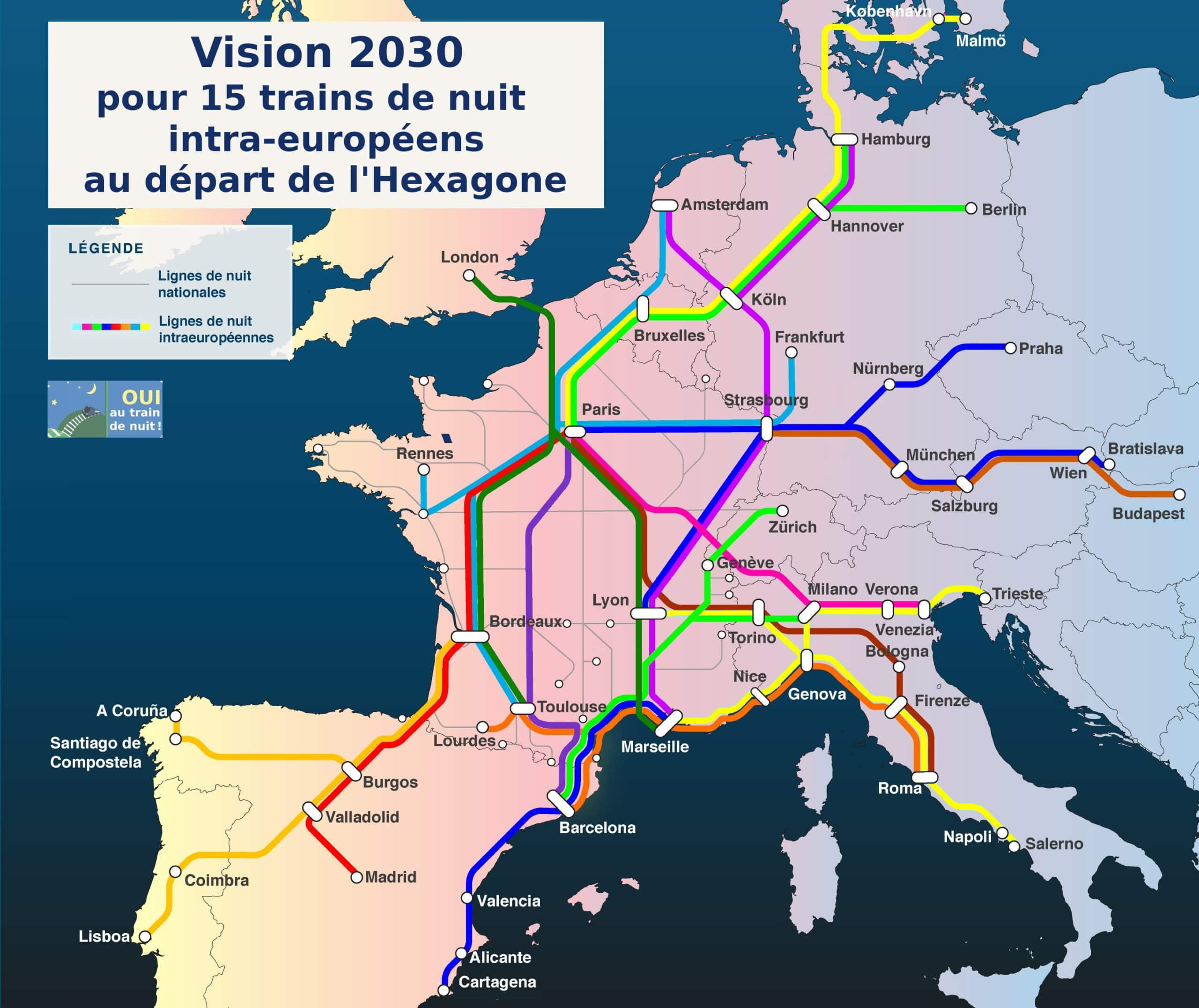 Train de nuit une ligne par Strasbourg dès décembre 2021