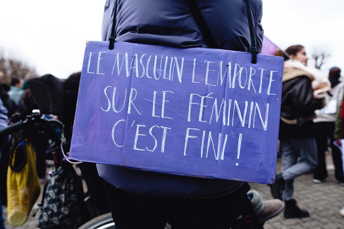 Une manifestation nocturne contre les violences patriarcales lundi 25 novembre