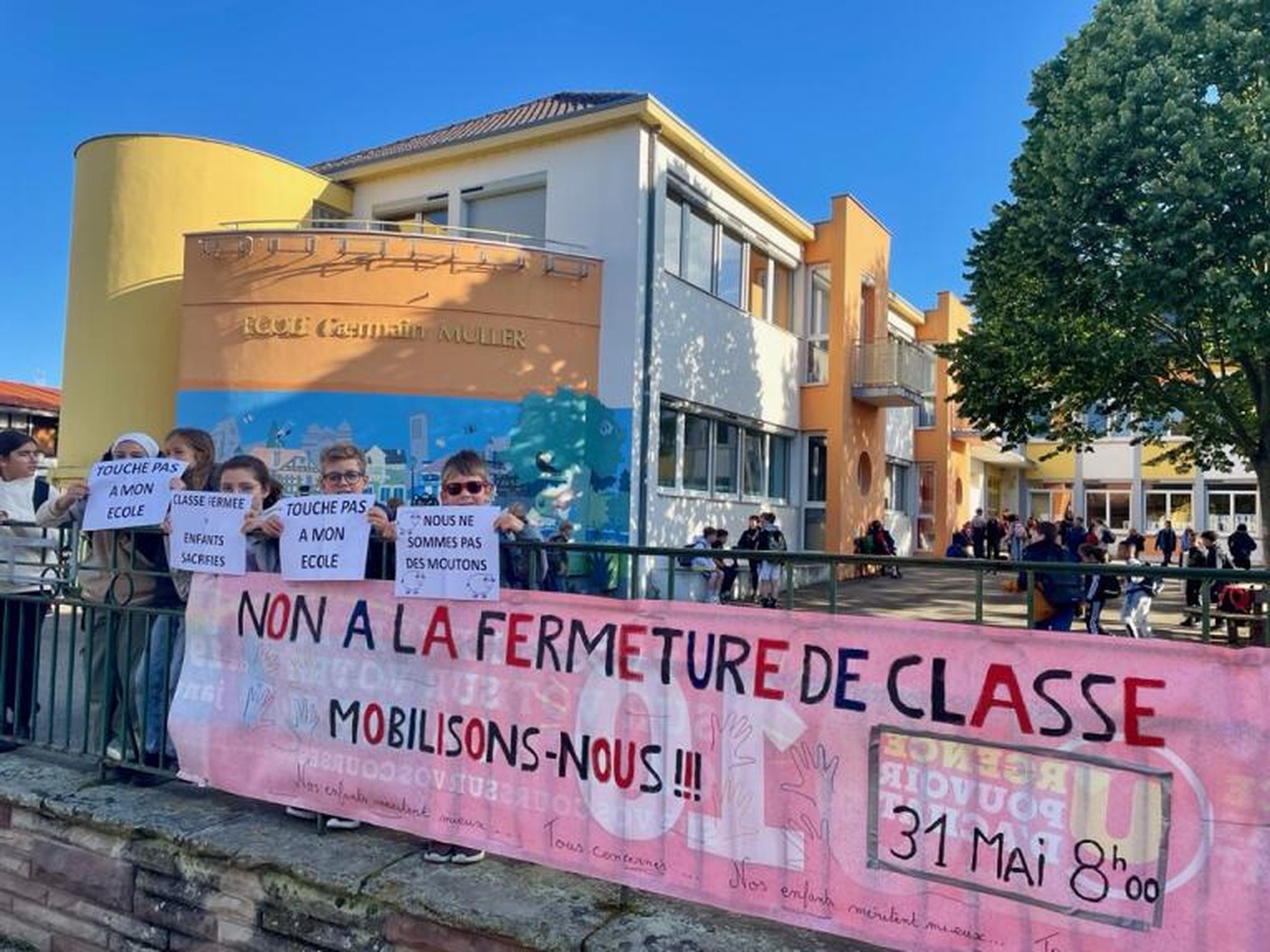 À Wolfisheim, contre la fermeture d’une classe, des parents prévoient d’occuper l’école vendredi