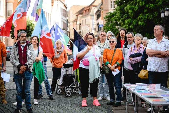 Dans les rues de Wissembourg, la gauche bien seule à faire front républicain