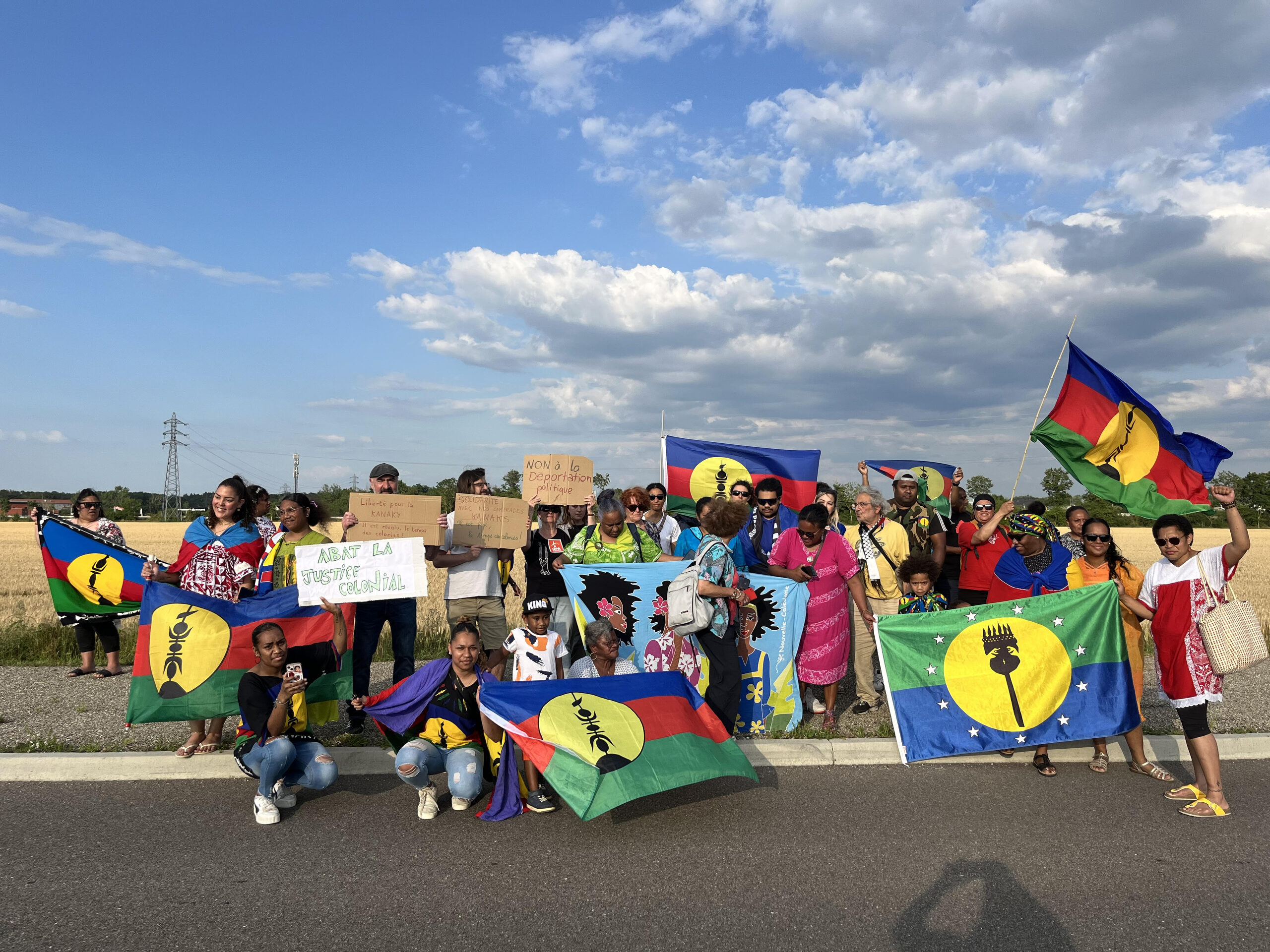 Rassemblement pour « faire entendre la cause kanak » devant le Parlement européen jeudi 18 juillet