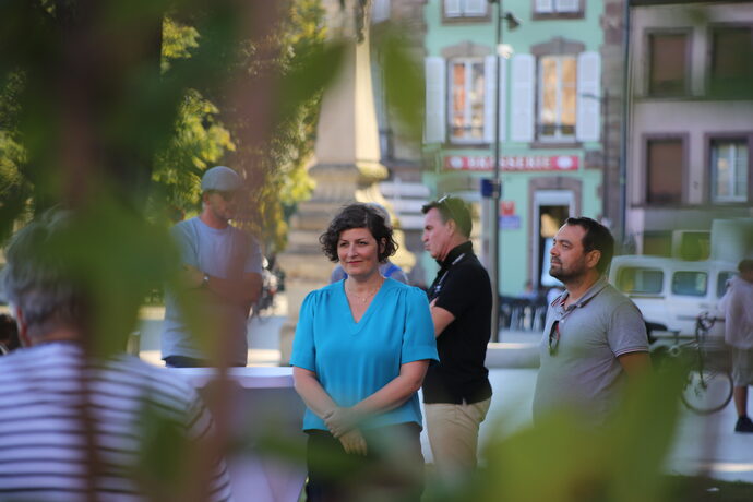 À la Neustadt, Jeanne Barseghian prend son café en terrain miné