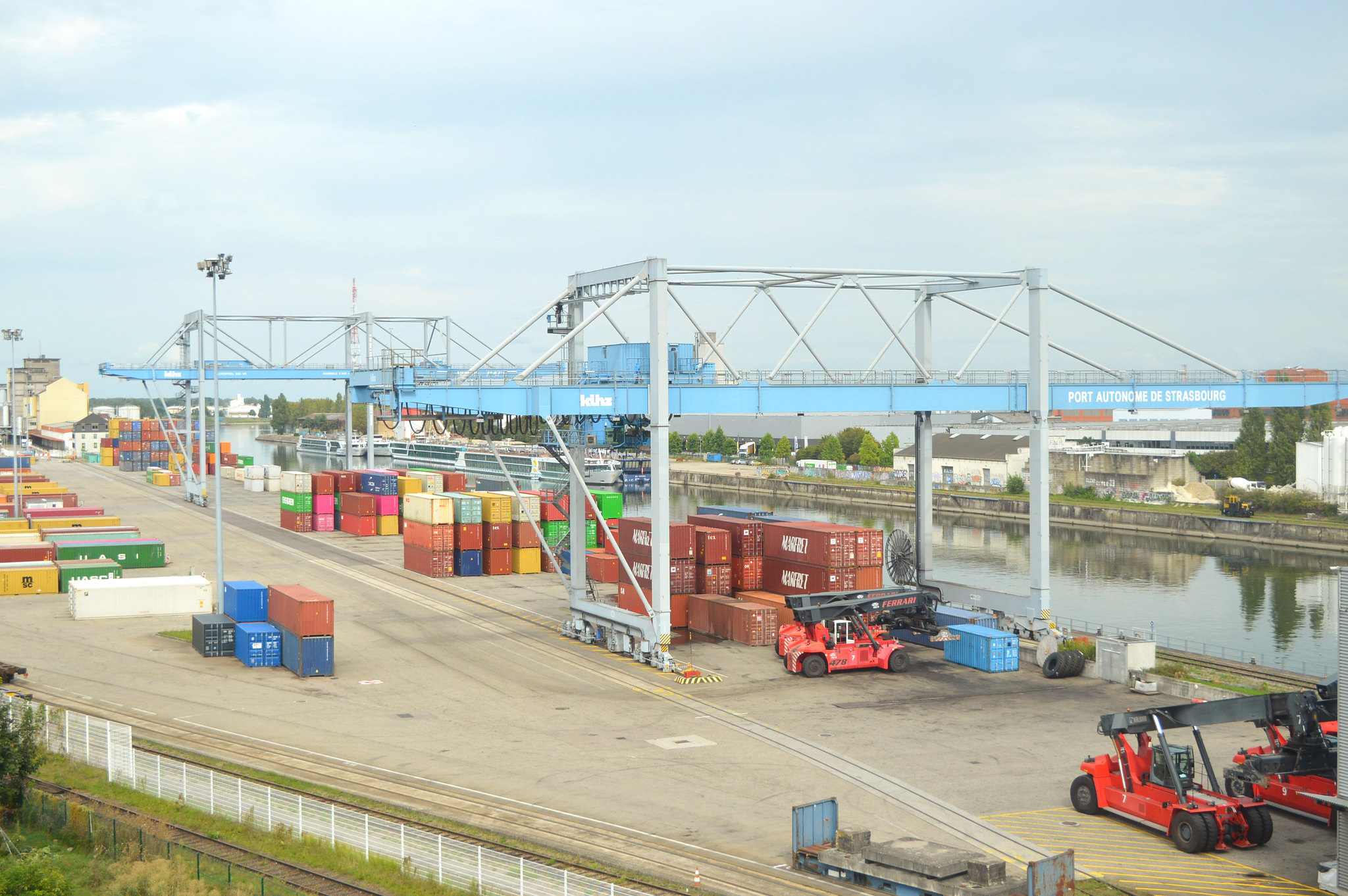 Le port de Strasbourg espère se décarboner grâce au transport ferroviaire