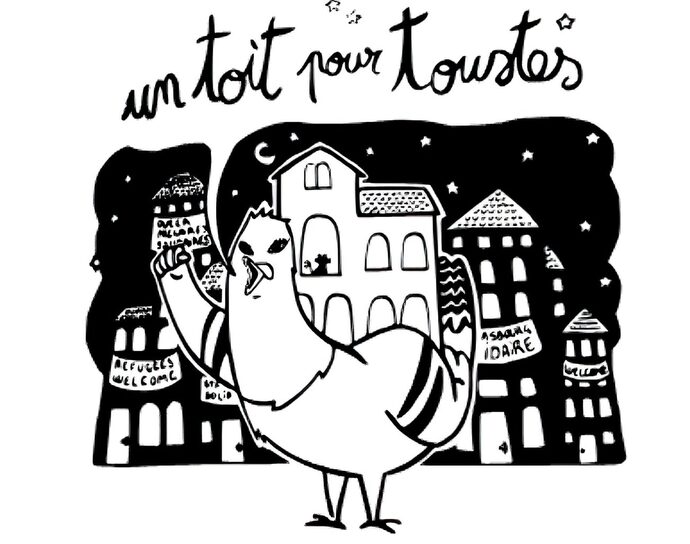 Rassemblement pour le relogement des habitantes du squat La Pigeonne mardi 10 septembre