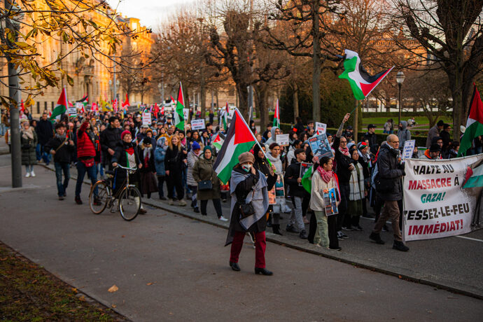 Manifestation en soutien au Liban et à la Palestine samedi 19 octobre