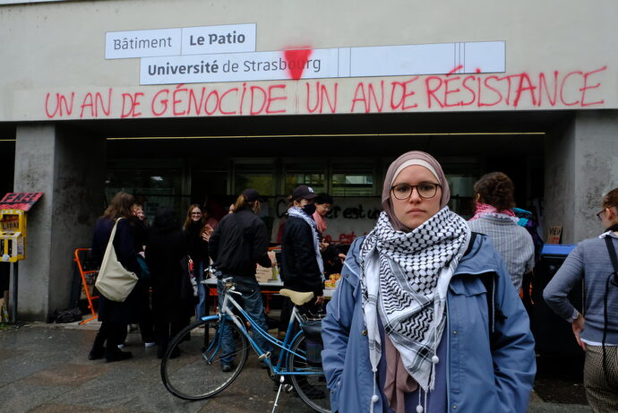 Sur le campus, le comité Palestine Unistras voit dans le 7-Octobre un « acte de résistance »