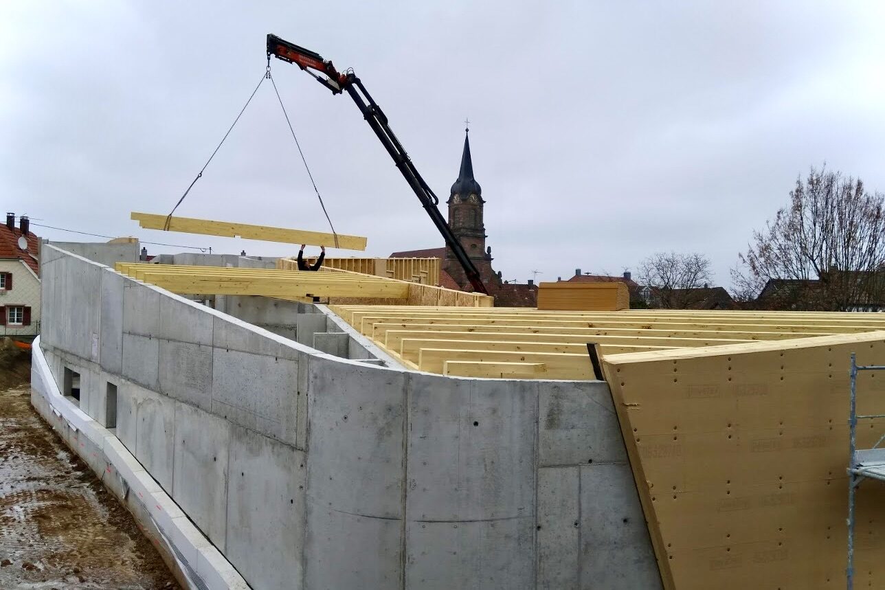 Des maires du Haut-Rhin adoptent un béton fait de papillons et de coquillages