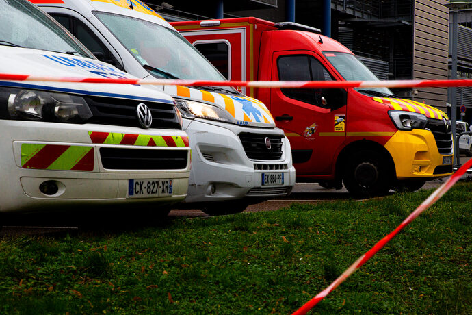 Débordés par les sollicitations abusives, des pompiers manifestent jeudi 23 janvier