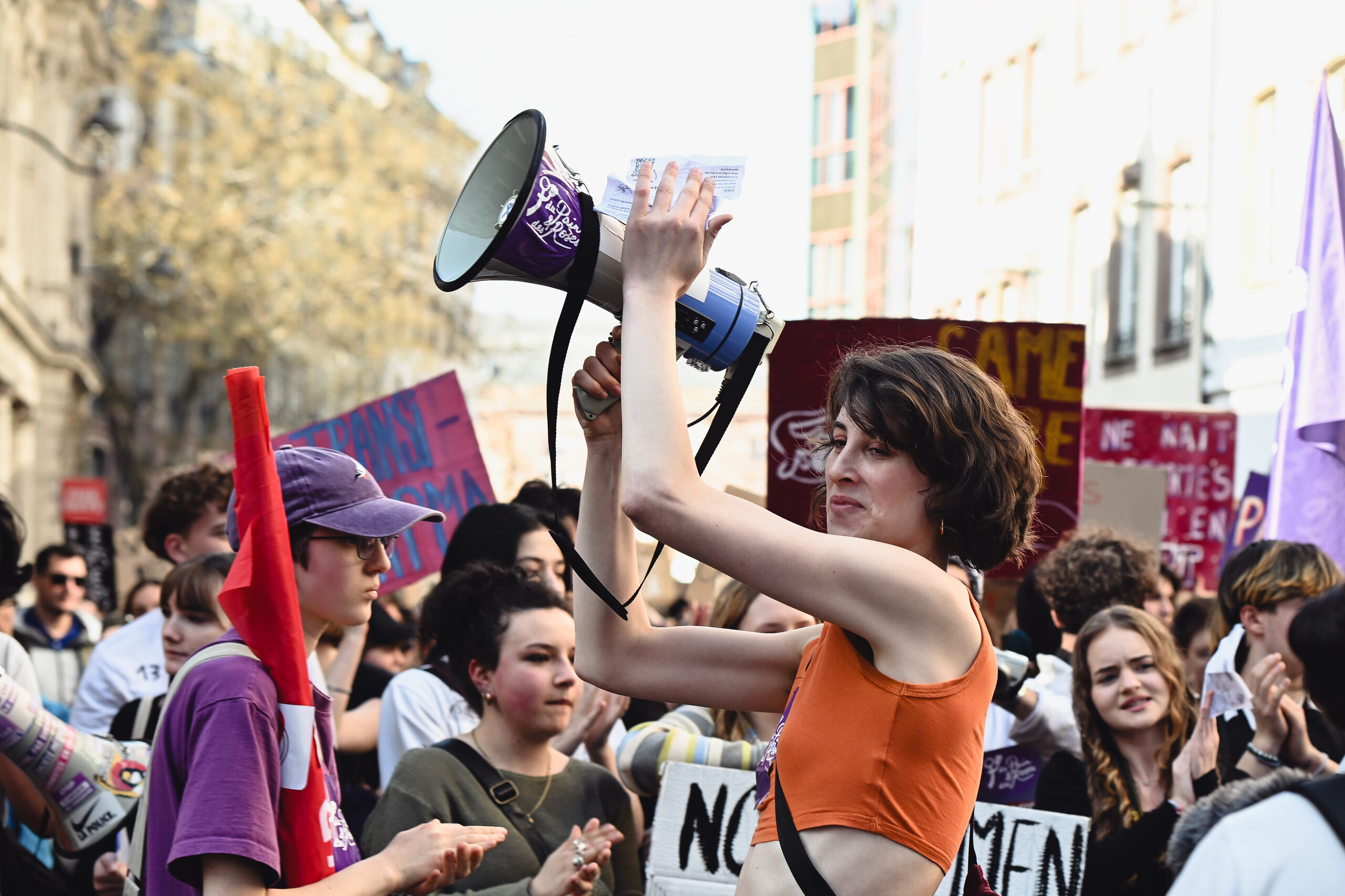 À la manifestation du 8-Mars : « Il n’y a pas de lutte plus féministe que celle contre l’extrême droite »